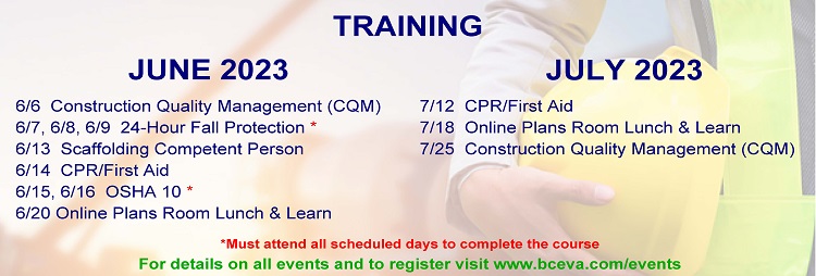 June 2023 - July 2023 Training rev.