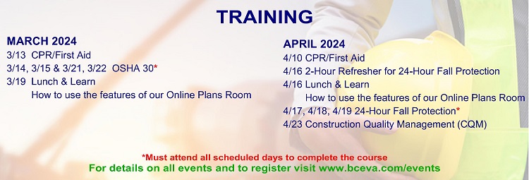 March 2024 - April 2024 Training