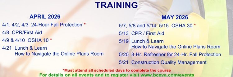 April 2026 - May 2026 Training