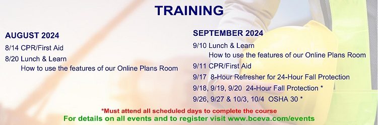 August 2024 - September 2024 Training