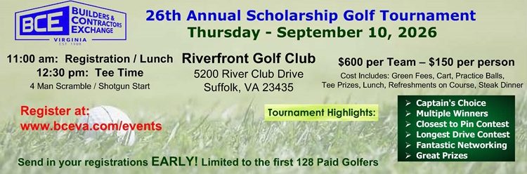 Gallery Announcement 26th Annual Golf Tournament