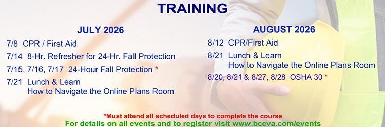 July 2026 - August 2026 Training