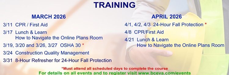 March 2026 - April 2026 Training