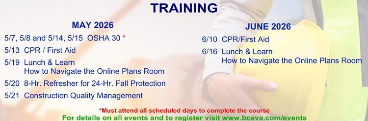 May 2026 - June 2026 Training